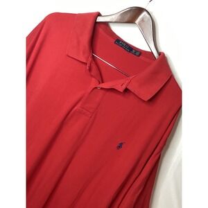 Polo Ralph Lauren Red Polo Shirt Mens 3XB/3G Short Sleeve Classic Fit‎